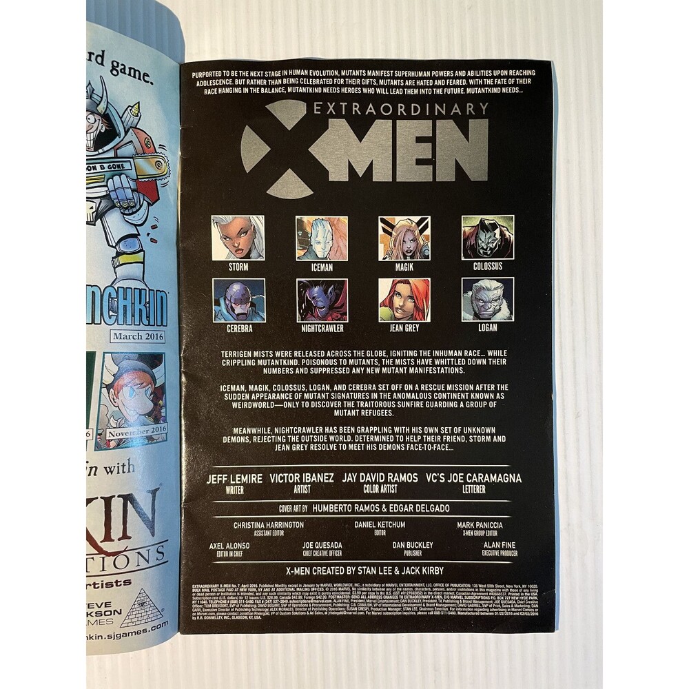 All-New, Extraordinary X-Men No.2, 3, & 7 (2016) Marvel • Lemire, Hopeless - Picture 7 of 13